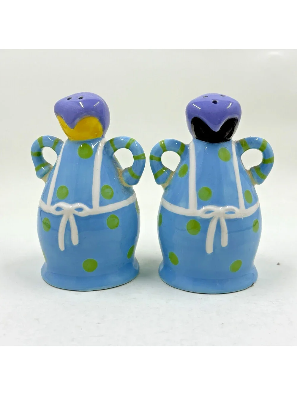 Kitchen Witch porcelain Salt and Pepper shaker
